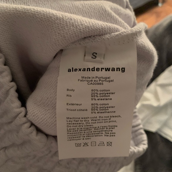 ALEXANDER WANG FULL SET SWEATSUIT - Picture 3 of 11